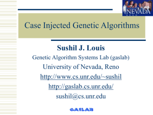 UNR Research in GA systems: Case