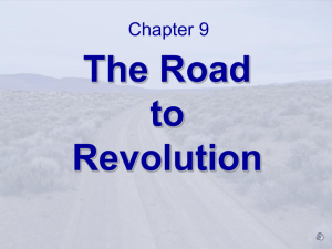 The Road to Revolution - Texas