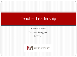 Understanding, Growing, and Empowering Teacher Leadership