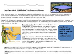 Middle East Environmental Issues