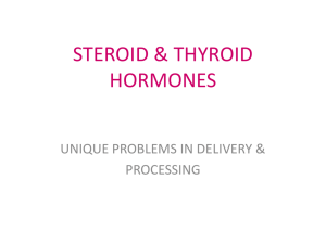 STEROID & THYROID HORMONES