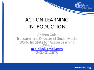 Intro to Action Learning