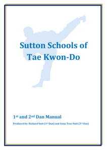 Black 1st to 2nd - Sutton Schools of Tae Kwon-Do