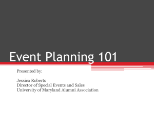 Event Planning - Alumni Association