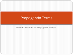 Propaganda Terms