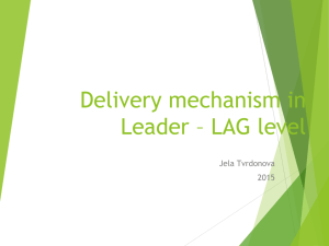 Delivery mechanism in Leader