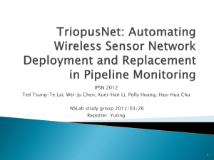 TriopusNet: Automating Wireless Sensor Network Deployment and