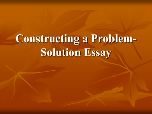 problem solution essay.corrected