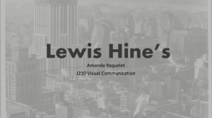 Lewis Hine's - WordPress.com