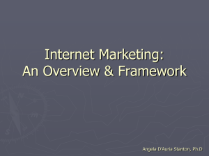 Internet Marketing and Online Business Models