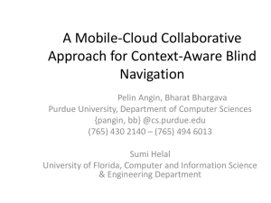 A Mobile-Cloud Collaborative Approach for
