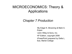 MICROECONOMICS:Theory & Applications Chapter 1 An