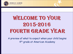 4th Grade - American Academy