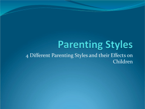 parenting Styles powerpoint Appendix+B+