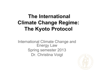 3. International Climate Regime