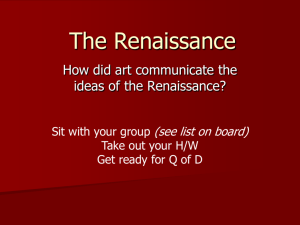 Renaissance Powerpoint (from class)
