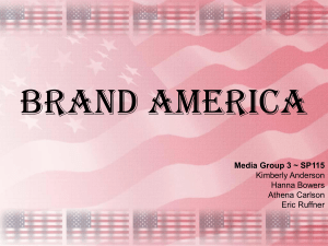 Group 3 ~ Brand America - Kimberly Burdon's Speech Wiki
