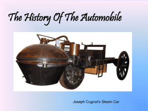 1 History of Automobile
