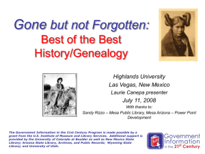 Gone but not Forgotten: The Best of History/Genealogy