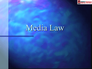 Media Law presentation2