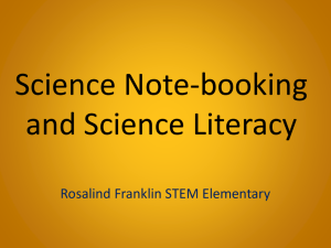 Science Notebooking
