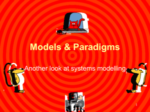 Models & Paradigms