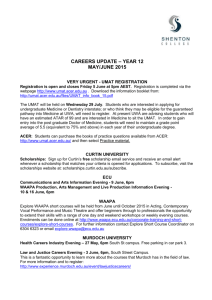 Career Update Yr 12 June 2015