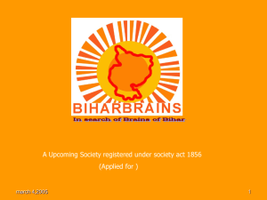 Welcome to Biharbrains - Bihar-Jharkhand Association of North