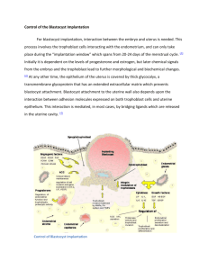 Control of the Blastocyst Implantation - sharonap-cellrepro-p3