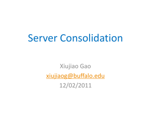 Server Consolidation