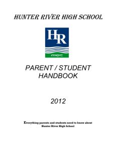 student assistance scheme - Hunter River High School
