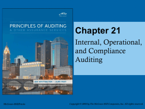 Internal, Operational, and Compliance Auditing