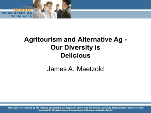 View Presentation - Agricultural Economics