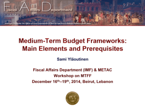 Medium-Term Budget Framework
