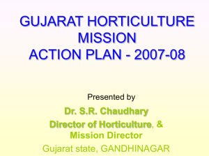 Gujarat - National Horticulture Mission