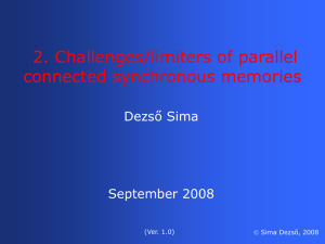 Challenges/limiters of parallel connected synchronous MMs
