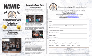 2015 Construction Career Camp - National Association of Women In