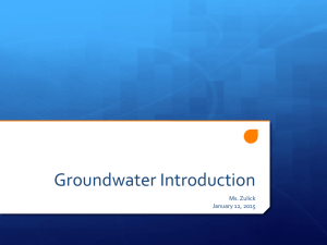 Groundwater PPT Intro