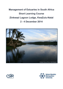 Management of Estuaries in South Africa Short Learning Course