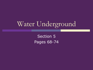 Water Underground