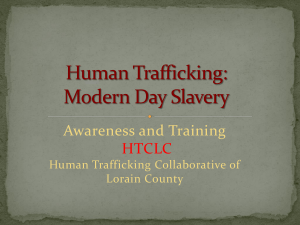 Human Trafficking - Mindi Kuebler Presentation