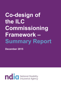 Co-design of the ILC Commissioning Framework * Summary