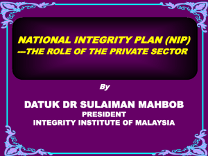 General Objective - Malaysian Institute of Accountants