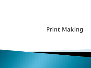 Print Making - Vision Charter School