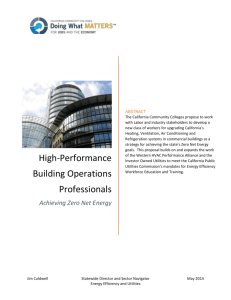 High-Performance Building Operations Professionals