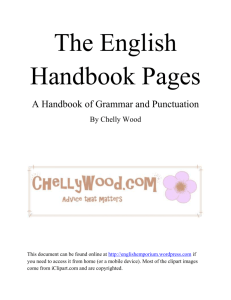The English Handbook Pages - The English Emporium