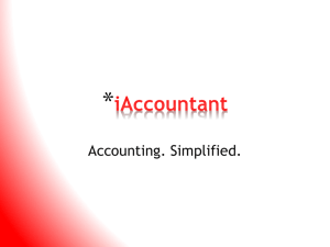 iAccountant - Edwards School of Business