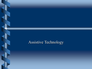 Why do Assistive Technology Presentation