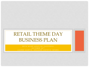 Retail theme day business plan