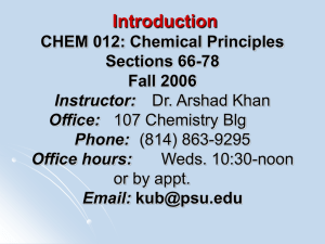 Chapter 1 - Chemistry Courses